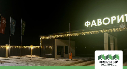 Новогоднее украшение поселке "Фаворит"